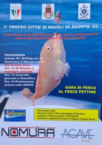 Davoli – Terzo Trofeo di pesca al Pesce Pettine. Sanpej-articoli da pesca, ASD Fishing Mania e….