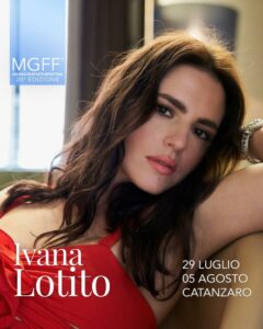L’attrice Ivana Lotito sarà la madrina della 20esima edizione del Magna Graecia Film Festival