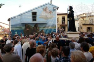 Inaugurato a Montepaone uno splendido murales dedicato a San Francesco di Paola