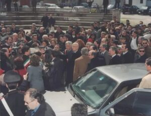 La rievocazione dell’arrivo di Giorgio Napolitano a Badolato