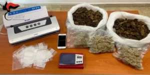 Beccato con un 1,5 kg di marijuana in uno scantinato, 31enne arrestato