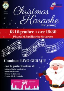 Soverato, lunedì 18 dicembre “Christmas Karaoke for young”