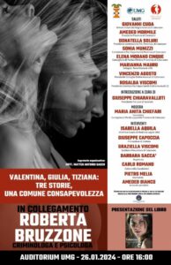 A Catanzaro la presentazione del libro “Valentina, Giulia, Tiziana: Tre storie, una comune consapevolezza”