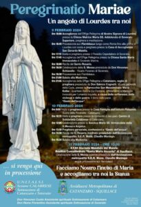 Venerdì 9 Febbraio a Soverato l’evento della Peregrinatio Maria