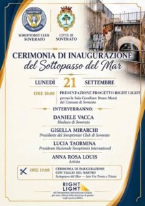 Soverato, lunedì 21 settembre l’inaugurazione del “Sottopasso del Mar”