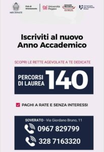Il futuro della formazione a Soverato: il Polo Mecenate, punto di riferimento per le Università Pegaso, Mercatorum e San Raffaele