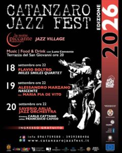 Catanzaro Jazz Fest, al via la XXVI edizione: tre giorni di musica e grandi ospiti al Jazz Village