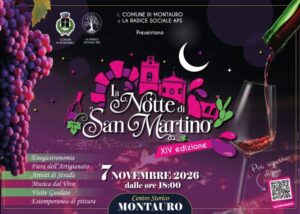 Montauro si prepara a vivere la XIV edizione della Notte di San Martino: un viaggio tra cultura, tradizioni, sapori e musica