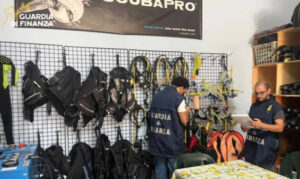 Controlli in centri di immersione, riscontrate dalla guardia di finanza diverse irregolarità
