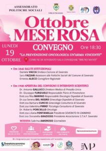 Salute e prevenzione oncologica femminile: il Comune di Soverato promuove il convegno “La prevenzione oncologica un’arma vincente”